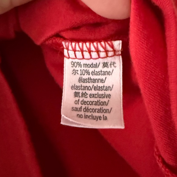 VICTORIA'S SECRET SoSoft™ Modal Red Pajama Shorts w White Piping Size XS - Picture 5 of 5